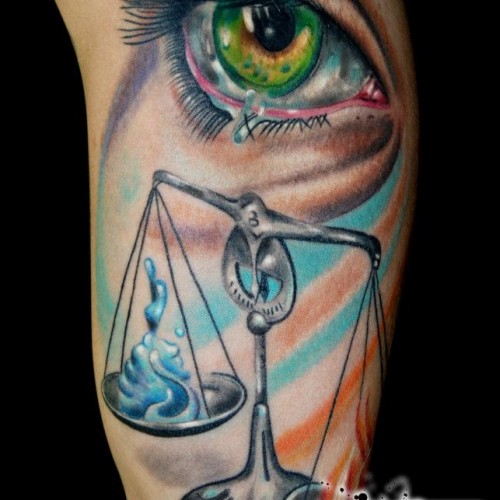 Artistic Colorful Tattoo